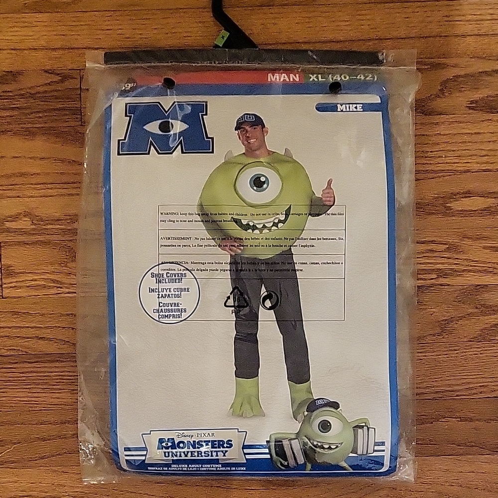 Disney Monsters University Mike Wazowski Costume - Men's XL